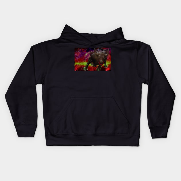 Simmons – Collaborative Burn Collection Kids Hoodie by The OMI Incinerator